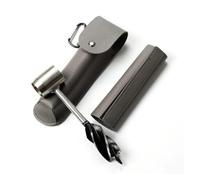 1pcs Durable Hand Auger Wrench - 25mm Diameter Self-Tapping Drill Bit for Woodworking, 160mm Length, Perfect for Camping and Survival