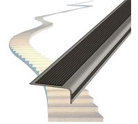 1pcs Durable Non-Slip Stair Nose Edging - 3 Inch Wide Outdoor Step Edge Protector Trim Strips for Ceramic Tiles(Color B,W7cm L92cm)