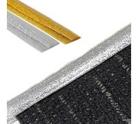 1pcs Durable PVC Floor Transition Strips - Anti-Slip Threshold for Smooth Flooring Transition in Doorways(Silver,Length 9m(29.5ft))