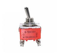 1pcs E-TEN1221 4 Pin SPST 4 Terminal ON-Off 15A 250V Toggle Switch TEN1221