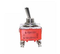 1pcs E-TEN1221 4 Pin SPST 4 Terminal ON-Off 15A 250V Toggle Switch TEN1221