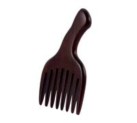 1pcs Ebony Wooden Massage Comb Ergonomic Design for All Hair Types Static Natural Wood Comb for Scalp Massage and Detangling