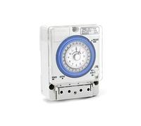 1Pcs Electrical Mechanical Timer Switch Analog Dial Timers 24hours 7days 15A 20A Din Rail Weekly Programmable