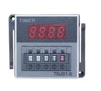 1Pcs Electrical time Relay TGJS1-S Digital Display DH48S JSS48A 220 24V with Pause Reset(TGJS1-S(DH48S) AC220V) Controls Relays