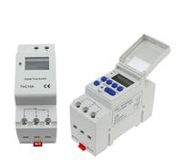 1PCS Electronic Weekly 7 Days Programmable Digital Timer Switch Relay Control AC 220V 230V 12V 24V 48V 16A Din Rail Mount THC15A(110V)