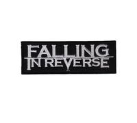 1pcs Embroidered Iron-On Patch Accessory, Falling in Reverse Post Hardcore, Compact, Floral Design