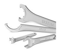 1PCS ER APU Wrench ER8 ER11 ER16 ER20 ER25 ER32 APU13 APU16 C20 C25 C32 C42 ER16MS ER20MS Tool Holder Hardened NUT Spanner Mill Chuck Holder(ER25-UM)