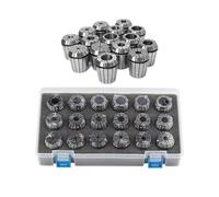 1pcs ER Spring Collet Set Suit Chuck 0.015mm 0.008mm for CNC Tool Holder Engraving Machine Lathe Tool ER11 ER16 ER20 ER25 ER32 ER40(AA (0.008mm),ER20 (13pcs))