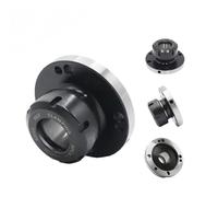 1pcs ER50 ER40 ER32 ER25 ER16 D80 D100 D125 Flange Four Axis Cartridge Collet Fixture Chuck for CNC Milling Lathe Tool Collet Chuck(Er32-d100 (3 Holes))