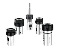 1PCS ER8 ER11 ER16 ER20 ER25 Collet Chuck Spindle Motor Shaft Extension Rod DIY Spindle Adapter Chuck Lathe Tool Bar Set 4 5 6 8 10mm(C20-ER16A-16mm)