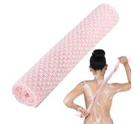 1Pcs Exfoliating Towel,Exfoliating Shower Towel,Back Extra Long Exfoliating Washcloth for Men Women,Exfoliating Body Scrubber for Cleaning and Massage (Pink) 03
