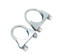 1Pcs Exhaust Pipe Strength Stuck Clamp Fixed Throat Hoop Under Collar Band U Tube 38-128Mm(45mm)