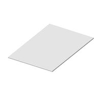 1pcs Expanded PVC Foam Board - 200×300mm & 400×600mm, Thickness 7-18mm, White - Ideal for Art Crafts & Display Projects(400x600x18mm)