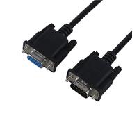 1pcs Extended Wires DB9 pin Serial Cable RS232 COM Wires DB9 Female to Female Convert Male to Female Direct Connection(Male to Female,0.5m)