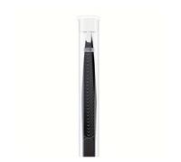 1Pcs Eyebrows Tweezers Trimmer Beard Eyelash Brow Hair Removal for Face Makeup Tool Man Or Women(Black)
