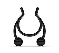 1Pcs Fake Nose Piercing Fake Nose Ring Hoop Septum Rings Surgical Steel Colorful Fake Piercing Nose Piercings Jewelry Rock Beautiful design