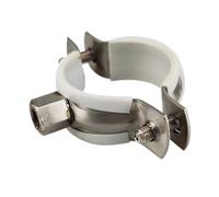 1Pcs Fastener Hardware Round Hose Clamp Nut Hoop Pipe Fitting Suspension Pipe Holder Galvanized Iron PPR/PVC Tube Clip Bracket(63mm)