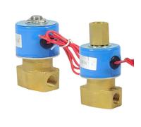 1pcs FB2E-V-08 2-Position 2-Way KSD Solenoid Valve DC231Y-08 Wire Lead Type Copper Coil 1/4 3/8 inch AC220V DC24V(DC231Y-08,AC220V)