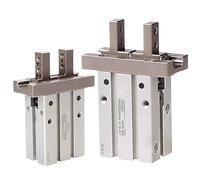 1pcs Finger Gripper Cylinder Roller Linear Guide HFKL10/16/20/25-B/N/F with Positioning Pin Longer Stroke Roller Bearing(HFKL16)