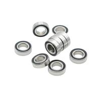 1pcs Fishing wheel drip wheel line cup miniature S687-2RSW4 Stainless steel bearing 7 * 14 * 4mm rubber seal cover