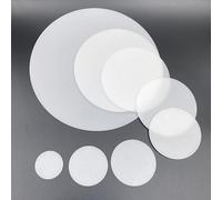 1Pcs Flashlight Diffuser Lens - 35-190mm White PC Cover for LED Torch - Anti-Glare Optical Filter(45mm)
