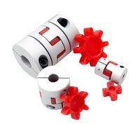 1PCS Flexible plum clamp coupler D55L55 shaft size Jaw shaft coupling 12mm-30mm D55 L55(14x25mm)