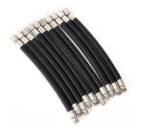 1Pcs Flexible Rubber Tyre Valve Extension 160mm Twin Wheel Lorry Van Bus Adapter Black