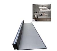1pcs Floating Display Shelves with LED Cold Light, Wall Mounted Light-Emitting Shelves, Metal Lighted Display Stand for Multi-range Use(D,60cm/23.6in)