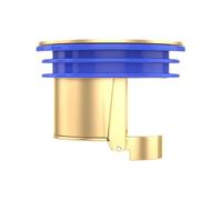 1Pcs Floor Drain Anti-backflow Plug, Shower Floor Drain Backflow Preventer Sewer Core Anti-Odor Plug for Kitchen Bathroom Drain (Copper)