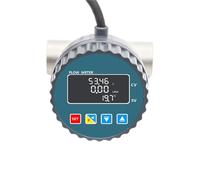 1pcs Flow Meter LCD Display Battery Powered Water Sensor(ZJSUS-LCD-DN50)