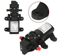 1pcs Flow Switch 6L/Min DC12V 70W 130PSI AUTO Diaphragm Water Pump Small Safe High Pressure Self Priming Pumps(12V,Screw Thread)