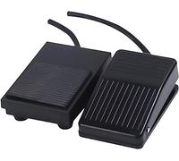 1PCS Footswitch Iron/Plastic Shell FS-1 Foot-on Momentary Control Switch Electric Power Pedal 10A 250VAC (Color : Iron 2M Wire)(Plastic 2m Wire)