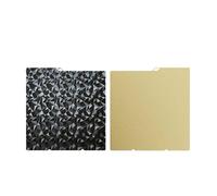 1PCS For Anycubic 3D Printer Low Temp Cold Build Plate 264x276mm Double-Sided PEI Spring Steel Magnetic Flexible Bed(Gold PEI Back+Mini Diamond Front)
