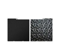 1PCS For Anycubic 3D Printer Low Temp Cold Build Plate 264x276mm Double-Sided PEI Spring Steel Magnetic Flexible Bed(Diamond Back+Carbon Front)