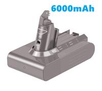(1Pcs) For Dyson V6 Battery Replacement V6 Animal DC58 DC59 DC62 DC74 DC72 SV03 SV09 6000mAh UK