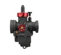 1PCS For GY6 50cc-350cc PE17 19 22 24 26 28mm Motorcycle 2T 4T Flange Carburetor With Jets Engine Replacement Carburetor Racing(PE22mm Black)