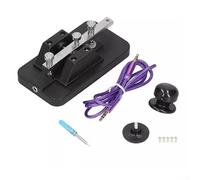 1PCS For Morse Code Key for CW Practice Trainer with Voice Prompt Buzzer Compatible with Standard CW Radio Equipment for Effective Learning