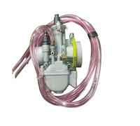 1pcs For PWK 24mm 26mm 28mm 30mm 32mm 34mm 36mm 38mm 40mm 125cc-600cc Motorcycle 2T 4T Carburetor With Power Jet Racing Carburetor Racing(PWK34MM)