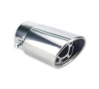 1Pcs For Toyota RAV4 XA50 2019-2023 Stainless Steel Exhaust Pipe Muffler Tailpipe Muffler Tip Car Rear Tail Throat Accessories(Silver)