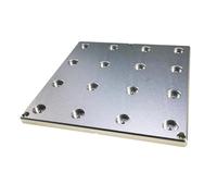 1pcs For Voron Tiny-M Hot Bed Support Aluminum Plate150x150x8mm, PEI Magnetic Steel distinctive(Plate with PEI Steel)
