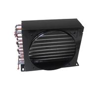 1pcs Freezer Refrigerator ，Compatible For Keweili ，Condenser With Fan Copper Tube Condenser Air-cooled Aluminum Fin Square Radiator Evaporator(1pcs 0.25HP)