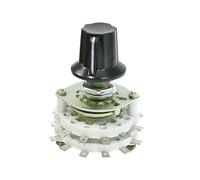 1PCS frequency band channel rotary switch 2P11T 2-pole 11-bit double layer