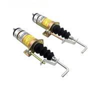 1pcs Fuel Stop Solenoid 36607197 12V Shut Off Solenoid Valve 366-07198 24V for Diesel Engine Spare Parts(24V)