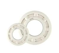 1Pcs Full Ceramic Bearing 6800 6801 6802 6803 6804 6805 6806-2RS ABEC-9 ZrO2 All Zirconia Ceramic Ball(6801-(12X21X5mm),OPEN)