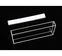 1pcs Fully Fused Precision Fluorescence Quartz Cuvette - 10mm & 100mm Light Path, 35mL Volume, 5 Transparent Windows