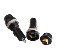 1PCS Fuse Holder 5X20 6X30 3AG Insurance Tube Socket Fuse Holder for 6 * 30 Insurance Panel Mount Fuse Holder 6x30mm Protected circuits (Color : 6x30)