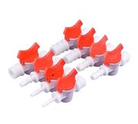 1pcs G1/2" to 4~20mm POM Ball Valve Garden Water Connector Aquarium Fish Tank Hose Joint Irrigation Watering Fittings(G1I2-10mm)