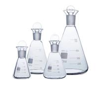 1pcs G3.3 Borosilicate Glass Determination Flask With Stopper Conical(250ml)