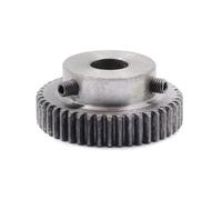 1Pcs Gear Pinion 1.5Mod 22T Right Teeth 45# Steel Positive Gear Gears Rack Transmission(8mm keaway 3mm)