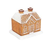 1PCS Gingerbread House Incense Burner, Resin Log Cabin Incense Burner, Christmas Incense Burner,Home Chimney Decorations